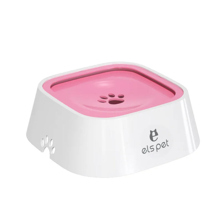 Pet Water Bowl Anti Spill Automatic Dog Bowl Vehicle Carried Floating Bowl Slow Wate - Zecs shopping