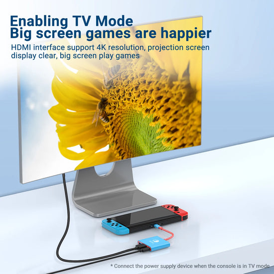 Portable USB-C Game Docking Station – HDMI & USB Hub for Switch, Steam Deck & Travel Gaming
