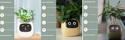 AI Smart Planter Pot – Interactive Plant Companion with Expressions & Sensors