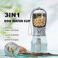 3-in-1 Dog Water Bottle & Food Container with Waste Bag Holder