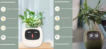 AI Smart Planter Pot – Interactive Plant Companion with Expressions & Sensors
