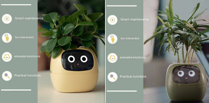 AI Smart Planter Pot – Interactive Plant Companion with Expressions & Sensors
