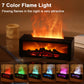 3D Flame Aromatherapy Diffuser – Colorful Essential Oil Humidifier Fireplace Lamp