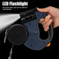 Retractable Dual Dog Leash – Reflective Walking Leash for Small Dogs