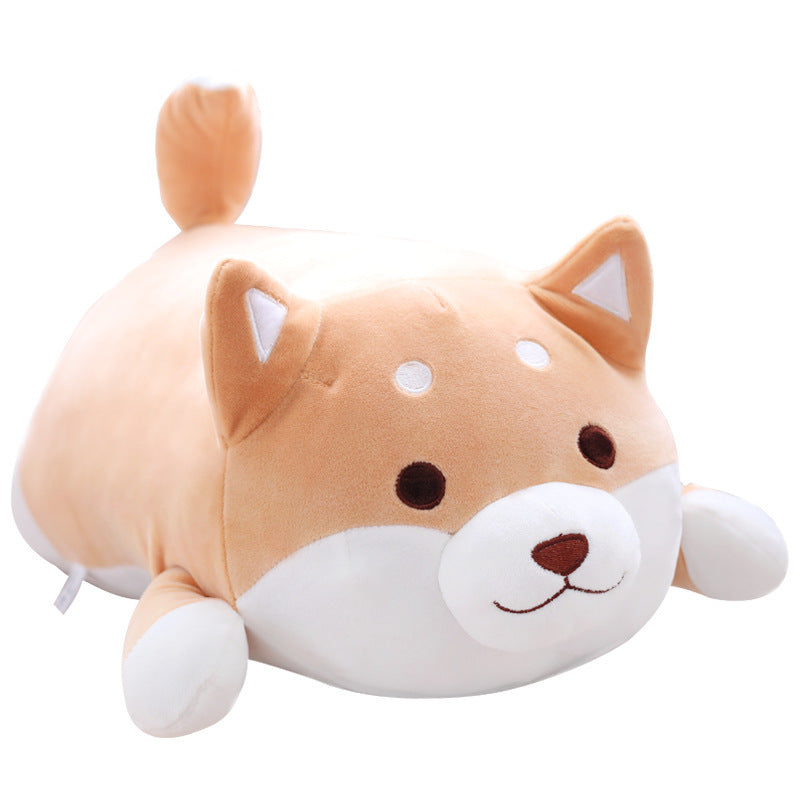 36cm 55cm Cute Fat Shiba Inu Dog Plush Toy Stuffed Soft Kawaii Animal Cartoon Pillow Lovely Gift For Kids Baby Children Gifts - Zecs shopping