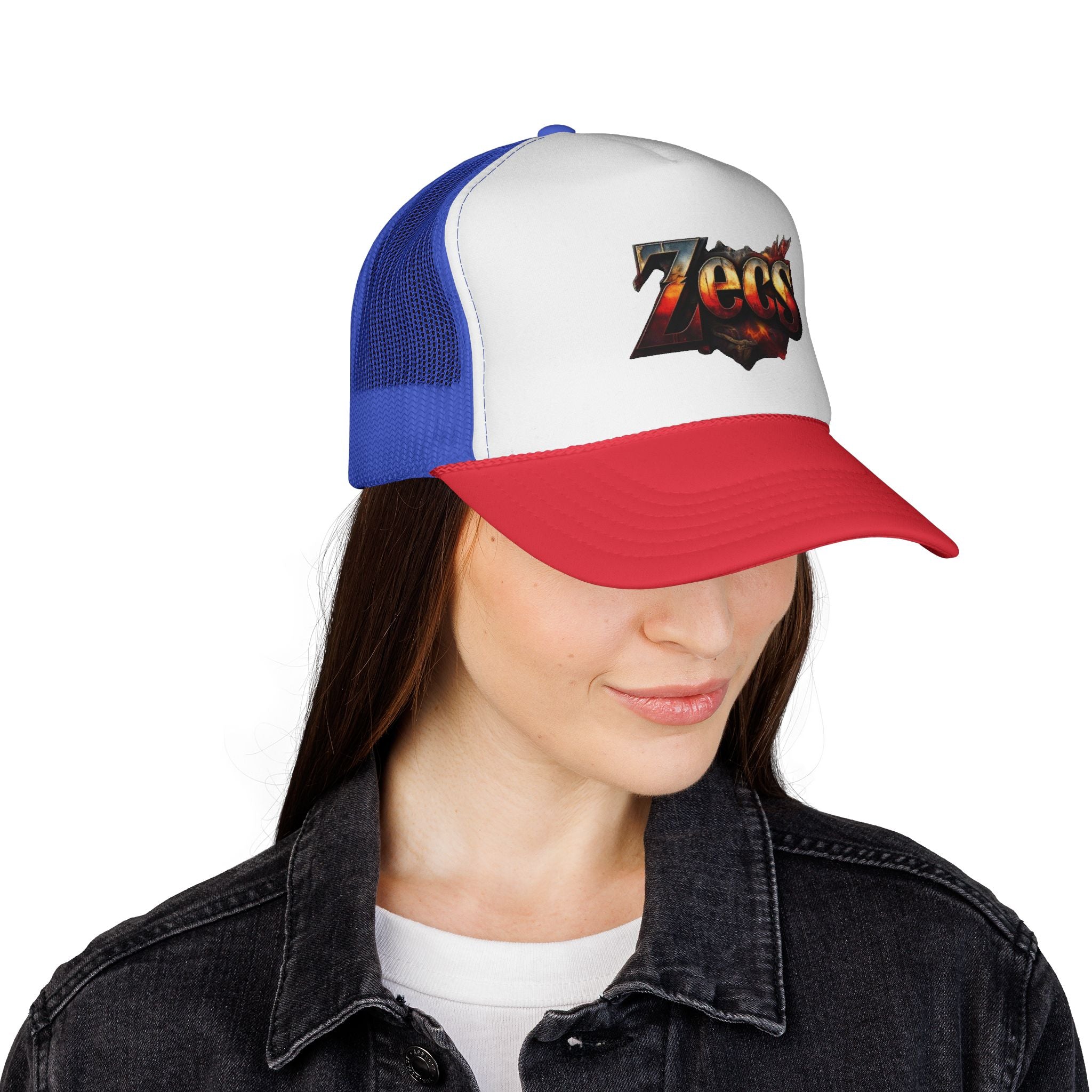 👑 King Theme Trucker Cap – ZECS Royal Street Edition - Zecs shopping