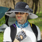 Solar Fan Sun Hat – Wide Brim USB Rechargeable Cooling Outdoor Hat