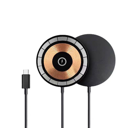 15W Magnetic Wireless Charger for iPhone 12–17 Pro Max – Fast Charging Pad