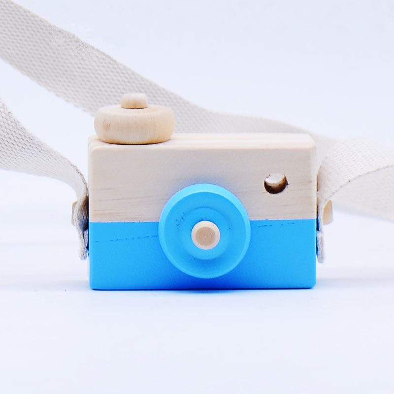 📷 Cute Wooden Toy Camera – Pretend Play Photography for Baby & Kids - Zecs shopping