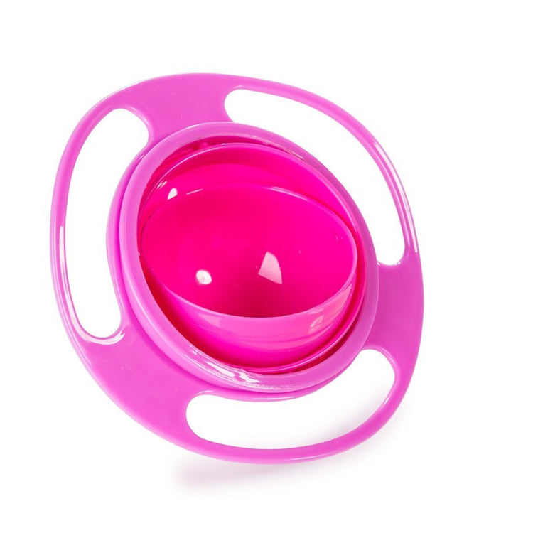360° Spill-Proof Rotating Bowl for Babies – Universal Gyro Dish for Mess-Free Mealtime 🍽️🌀 - Zecs shopping