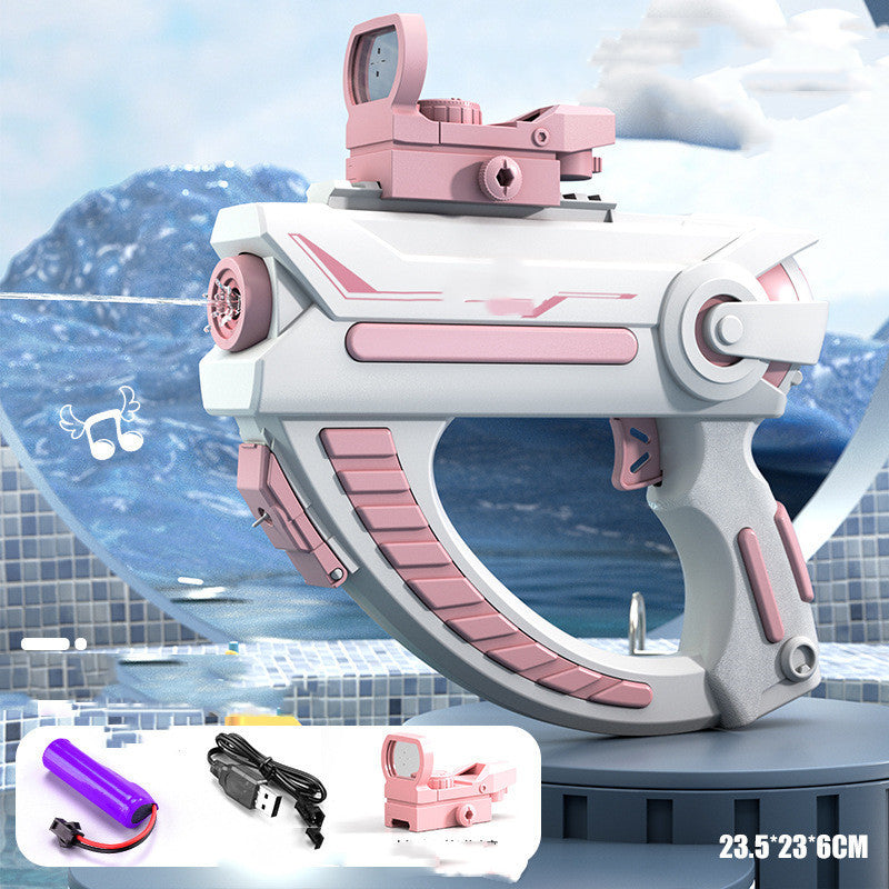 Space Water Gun Electric Automatic Water Absorption Water Fights Toy Outdoor Beach Swimming Pool Bath Toys For Children Kid Gift - Zecs shopping