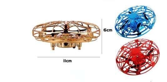 Flying Helicopter Mini Drone UFO RC Drone Infraed Induction - Zecs shopping
