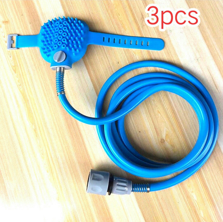 Pet Bathing Tool Pet Dog Convenient Clean Water Pipe Spray Nozzle Strap - Zecs shopping