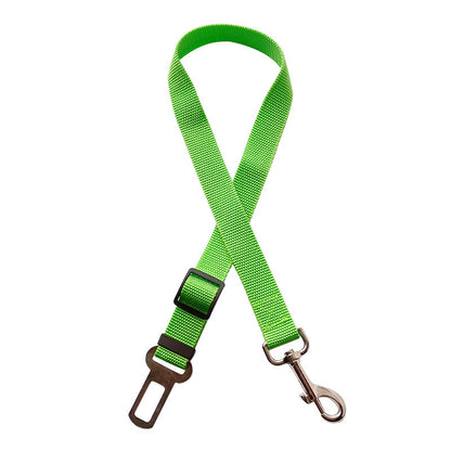 Adjustable Pet Car Seat Belt – Safety Harness Strap for Dogs & Cats