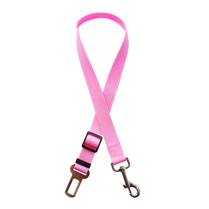 Adjustable Pet Car Seat Belt – Safety Harness Strap for Dogs & Cats