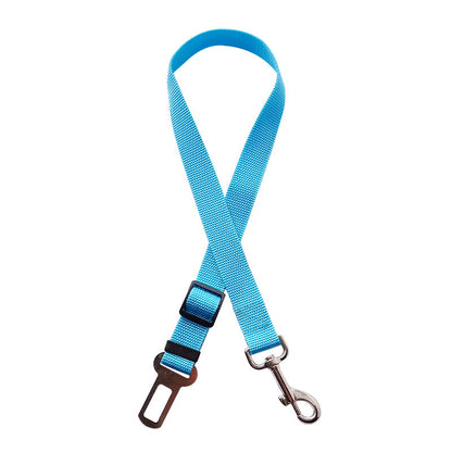 Adjustable Pet Car Seat Belt – Safety Harness Strap for Dogs & Cats