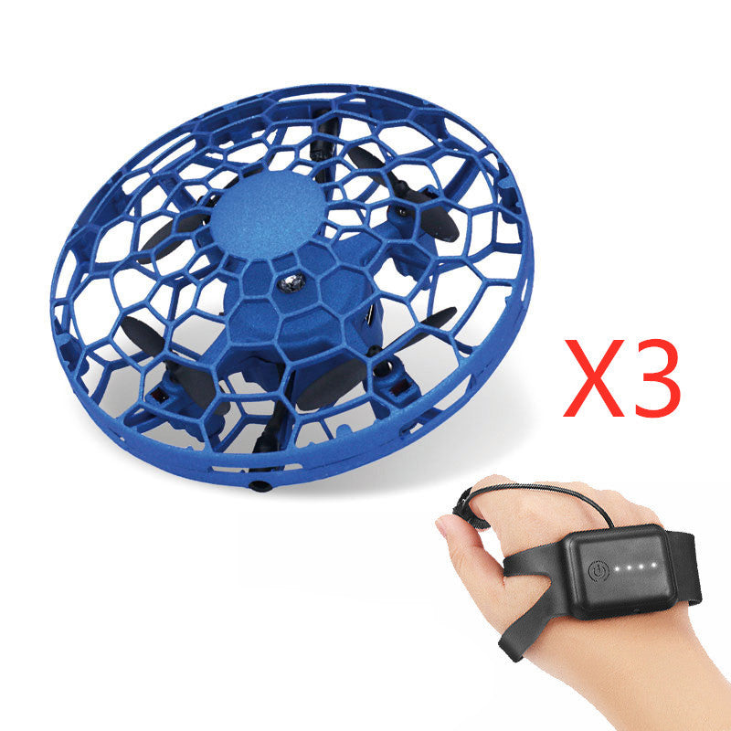 Flying Helicopter Mini Drone UFO RC Drone Infraed Induction - Zecs shopping