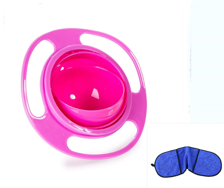 360° Spill-Proof Rotating Bowl for Babies – Universal Gyro Dish for Mess-Free Mealtime 🍽️🌀 - Zecs shopping