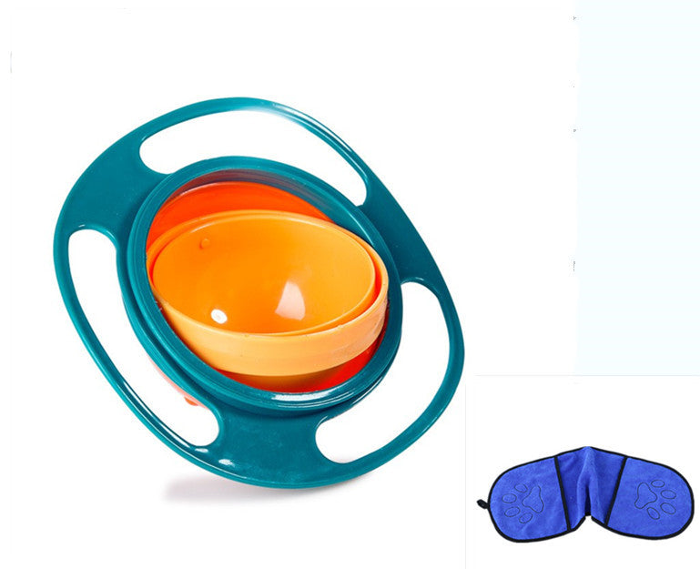 360° Spill-Proof Rotating Bowl for Babies – Universal Gyro Dish for Mess-Free Mealtime 🍽️🌀 - Zecs shopping