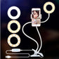LED Selfie Ring Light with Stand – Adjustable Makeup & Live Streaming Light
