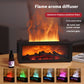 3D Flame Aromatherapy Diffuser – Colorful Essential Oil Humidifier Fireplace Lamp