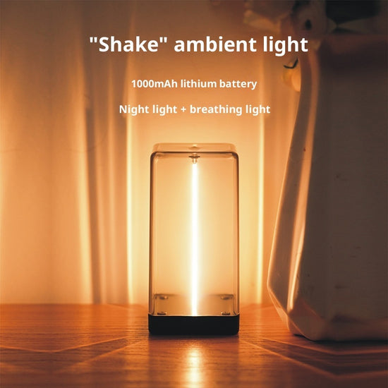 Quantum Wire Atmosphere Night Lamp – Modern LED Bedside Ambient Light