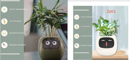 AI Smart Planter Pot – Interactive Plant Companion with Expressions & Sensors
