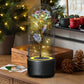 2-in-1 Rose LED Night Light & Bluetooth Speaker – Glass Dome Romantic Gift