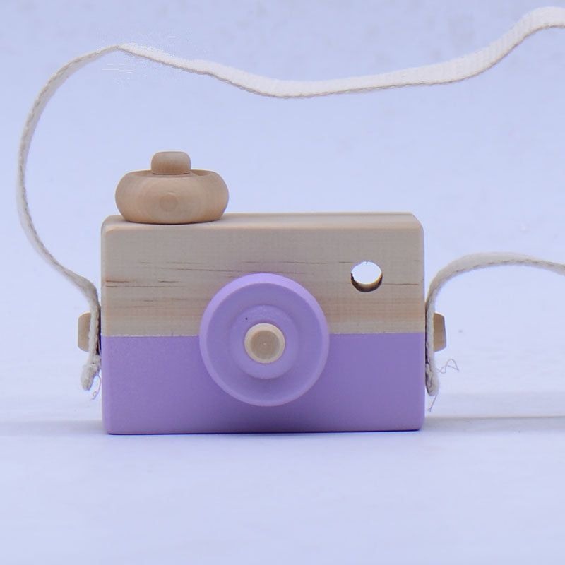 📷 Cute Wooden Toy Camera – Pretend Play Photography for Baby & Kids - Zecs shopping