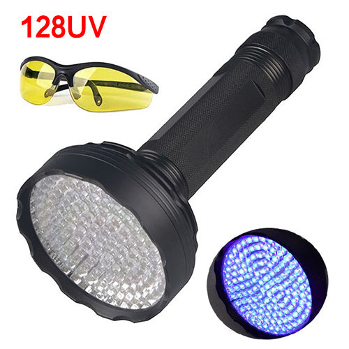 Violet Fluorescent Detector Flashlight – LED UV Light for Banknotes, Scorpions & More 🔦🧬 - Zecs shopping
