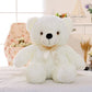 Creative Light Up LED Teddy Bear Stuffed Animals Plush Toy Colorful Glowing Christmas Gift For Kids Pillow - Zecs shopping