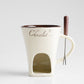Mini Fondue Mug Set – Personal Chocolate & Cheese Fondue Warmer Cup