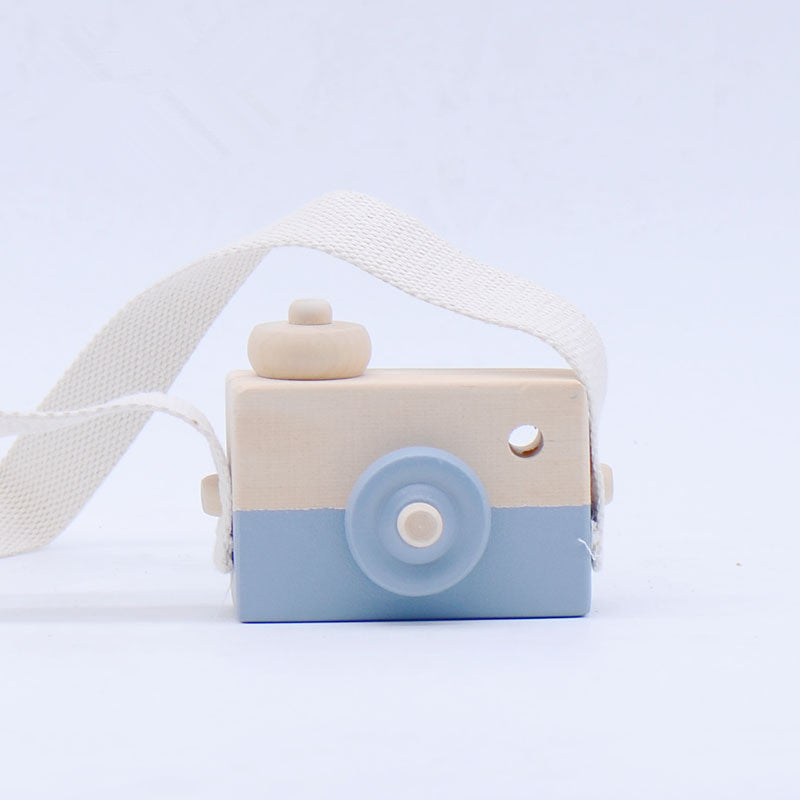 📷 Cute Wooden Toy Camera – Pretend Play Photography for Baby & Kids - Zecs shopping