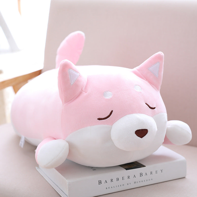 36cm 55cm Cute Fat Shiba Inu Dog Plush Toy Stuffed Soft Kawaii Animal Cartoon Pillow Lovely Gift For Kids Baby Children Gifts - Zecs shopping