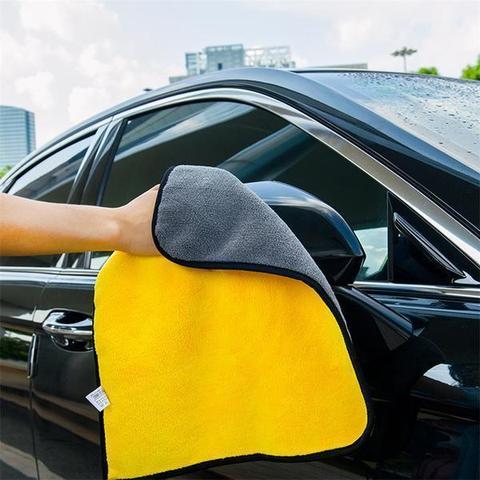 Dual-Sided Microfiber Car Wash Towel – Ultra Soft Cleaning & Drying Cloth