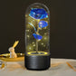 2-in-1 Rose LED Night Light & Bluetooth Speaker – Glass Dome Romantic Gift