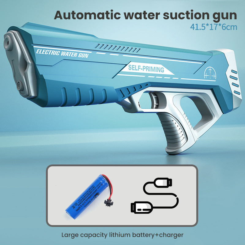 Space Water Gun Electric Automatic Water Absorption Water Fights Toy Outdoor Beach Swimming Pool Bath Toys For Children Kid Gift - Zecs shopping