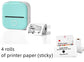 Portable Mini Thermal Label Printer – Bluetooth Photo & Study Sticker Printer