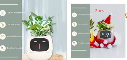 AI Smart Planter Pot – Interactive Plant Companion with Expressions & Sensors