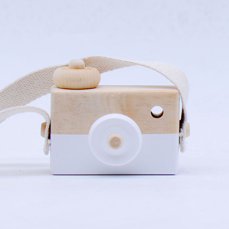 📷 Cute Wooden Toy Camera – Pretend Play Photography for Baby & Kids - Zecs shopping