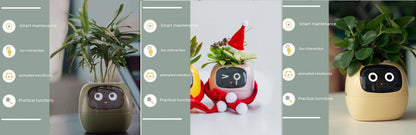 AI Smart Planter Pot – Interactive Plant Companion with Expressions & Sensors