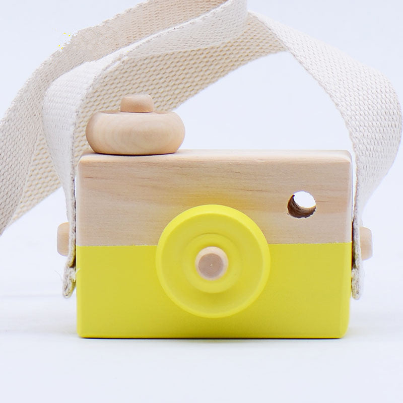 📷 Cute Wooden Toy Camera – Pretend Play Photography for Baby & Kids - Zecs shopping