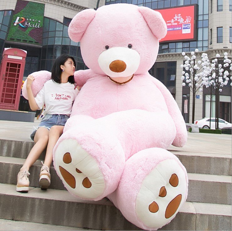 Giant Teddy Bear Plush Toy Huge  Soft Toys  Leather Shell - Zecs shopping