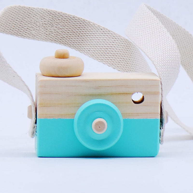 📷 Cute Wooden Toy Camera – Pretend Play Photography for Baby & Kids - Zecs shopping