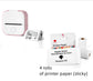 Portable Mini Thermal Label Printer – Bluetooth Photo & Study Sticker Printer