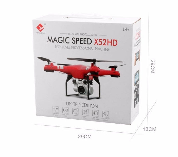 🚁 X52 HD Camera Drone – Altitude Hold, WiFi FPV & 1-Click Control - Zecs shopping