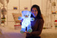 Creative Light Up LED Teddy Bear Stuffed Animals Plush Toy Colorful Glowing Christmas Gift For Kids Pillow - Zecs shopping