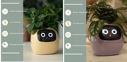 AI Smart Planter Pot – Interactive Plant Companion with Expressions & Sensors