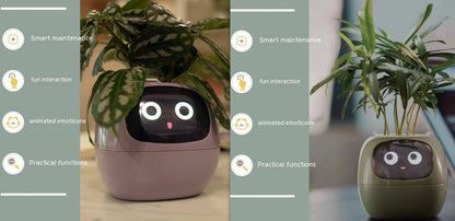 AI Smart Planter Pot – Interactive Plant Companion with Expressions & Sensors
