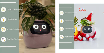 AI Smart Planter Pot – Interactive Plant Companion with Expressions & Sensors